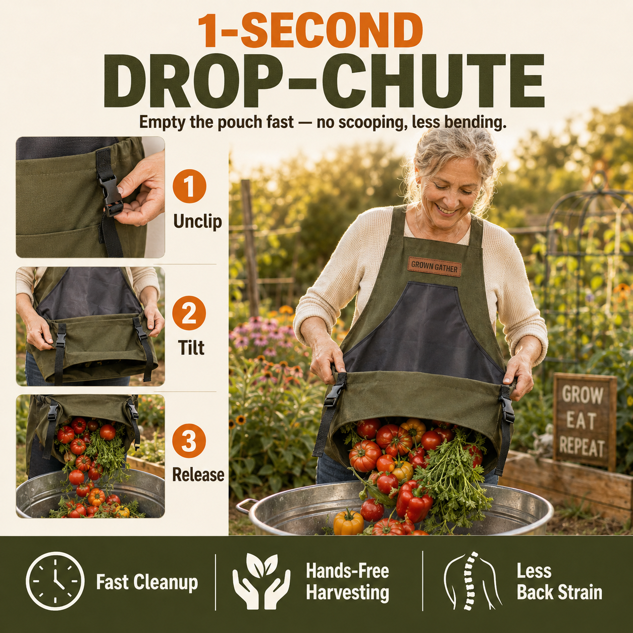 The One-Trip — Drop-Release Harvest Carrier